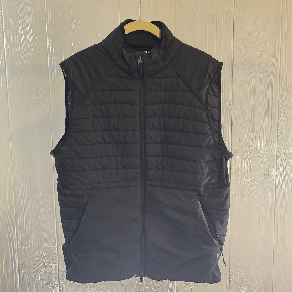 Kenneth Cole Men's Dark Quilted Vest